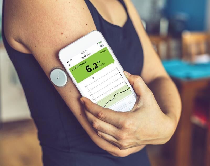 CGM Device on Arm